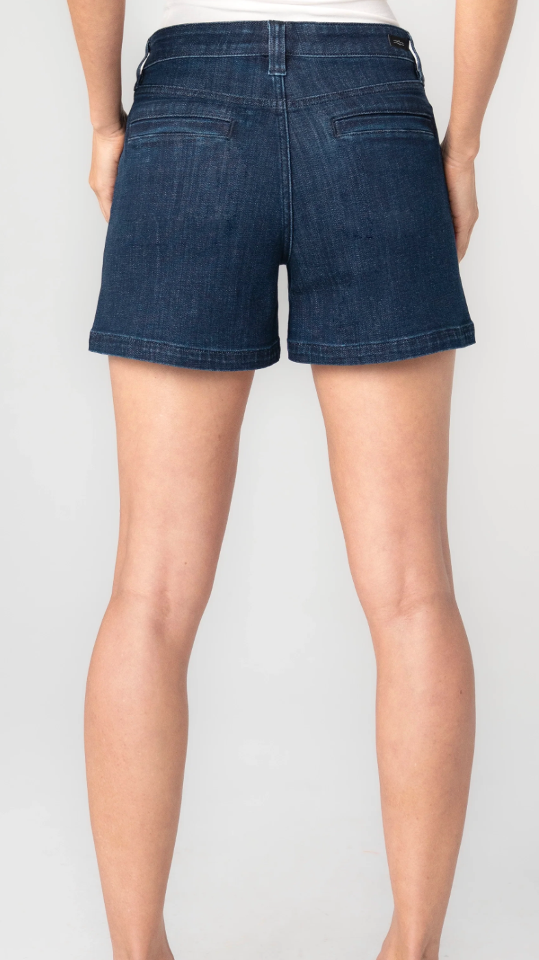 Liverpool Vintage Short with Flap Front Pockets - Delacey