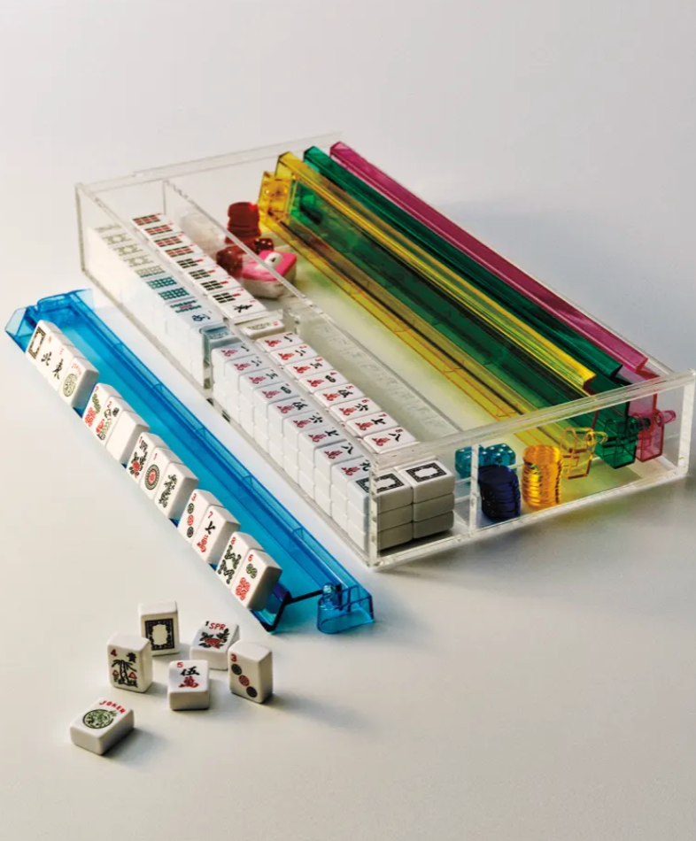 Tizo Lucite Mahjong Acrylic Game Set