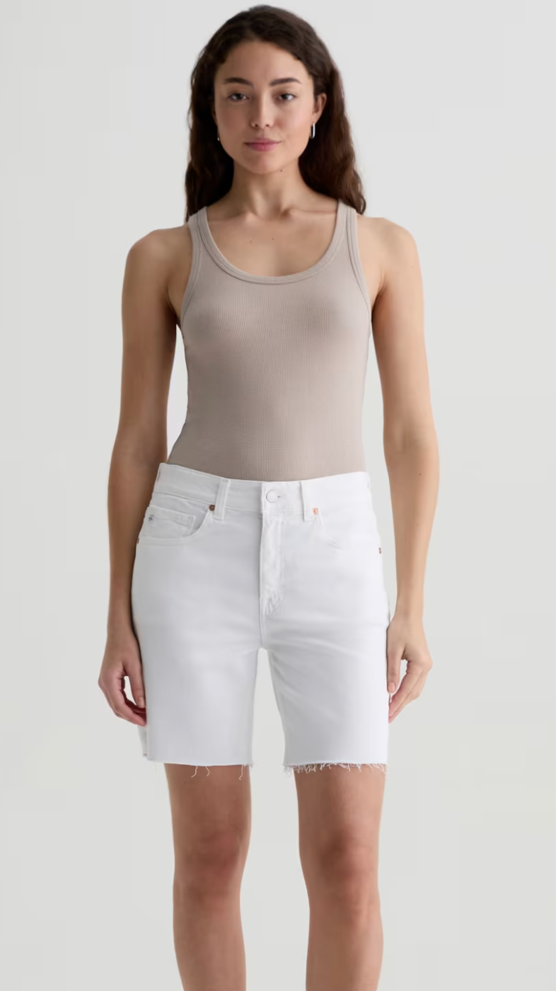 AG Denim - Ex Boyfriend Short White