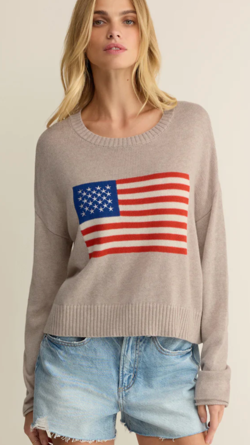 Z Supply Sienna Patriot Sweater - Natural