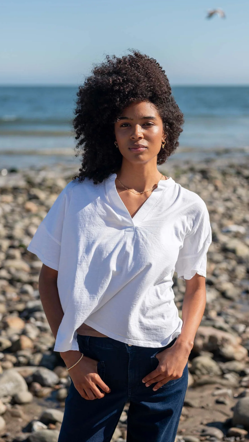 Mersea Amelia Short Sleeve Tee - White