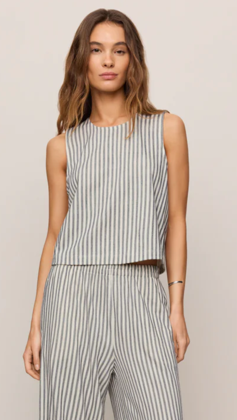 Z Supply Sloane Knit Striped Tank - Eclipse