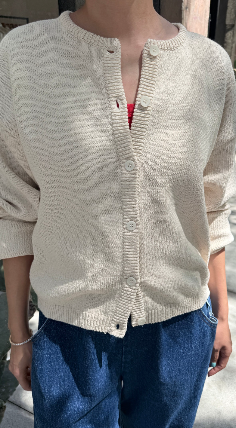 Le Bon Shoppe - Leila Cardigan Naturel