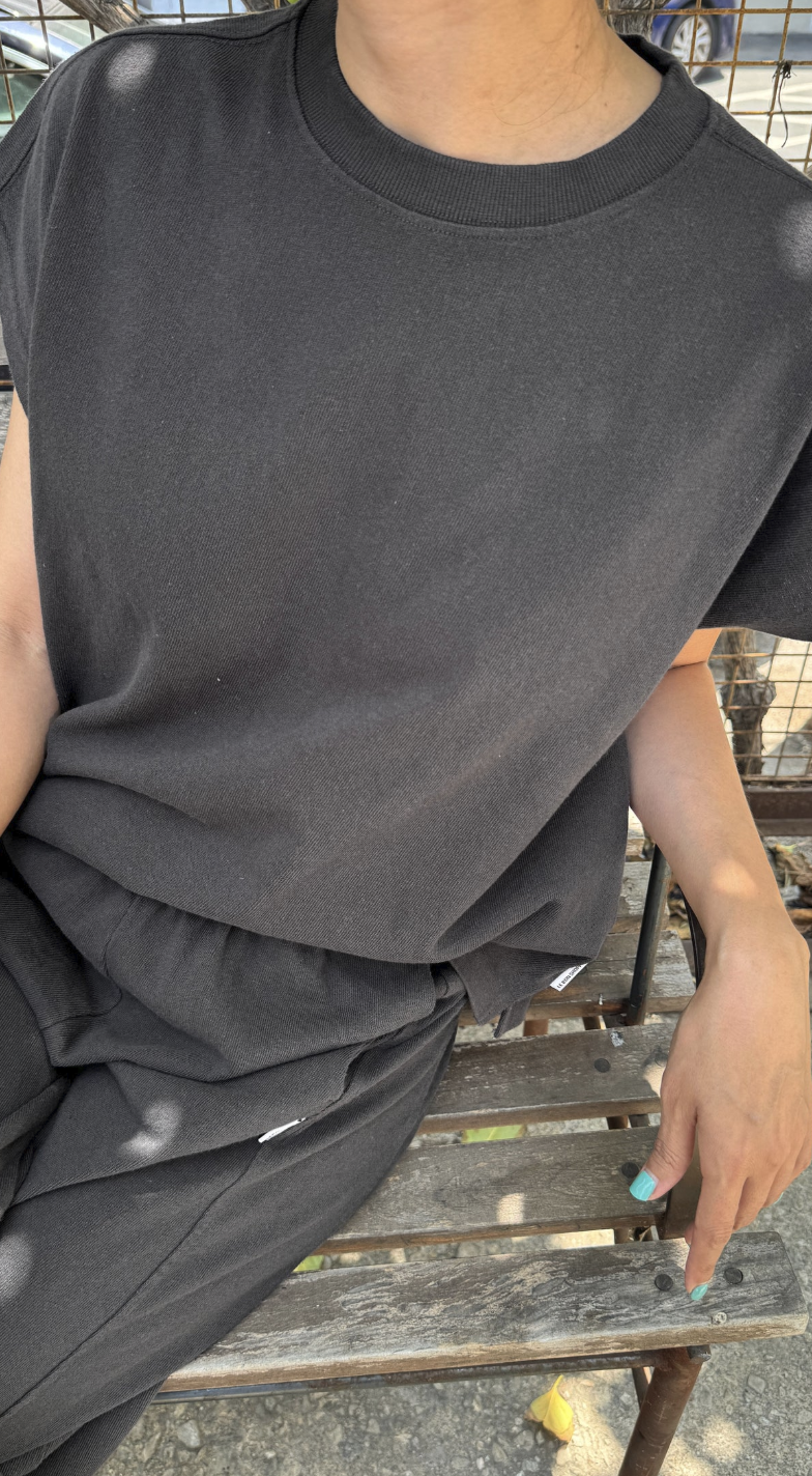 Le Bon Shoppe - Jeanne Tee Dark Slate