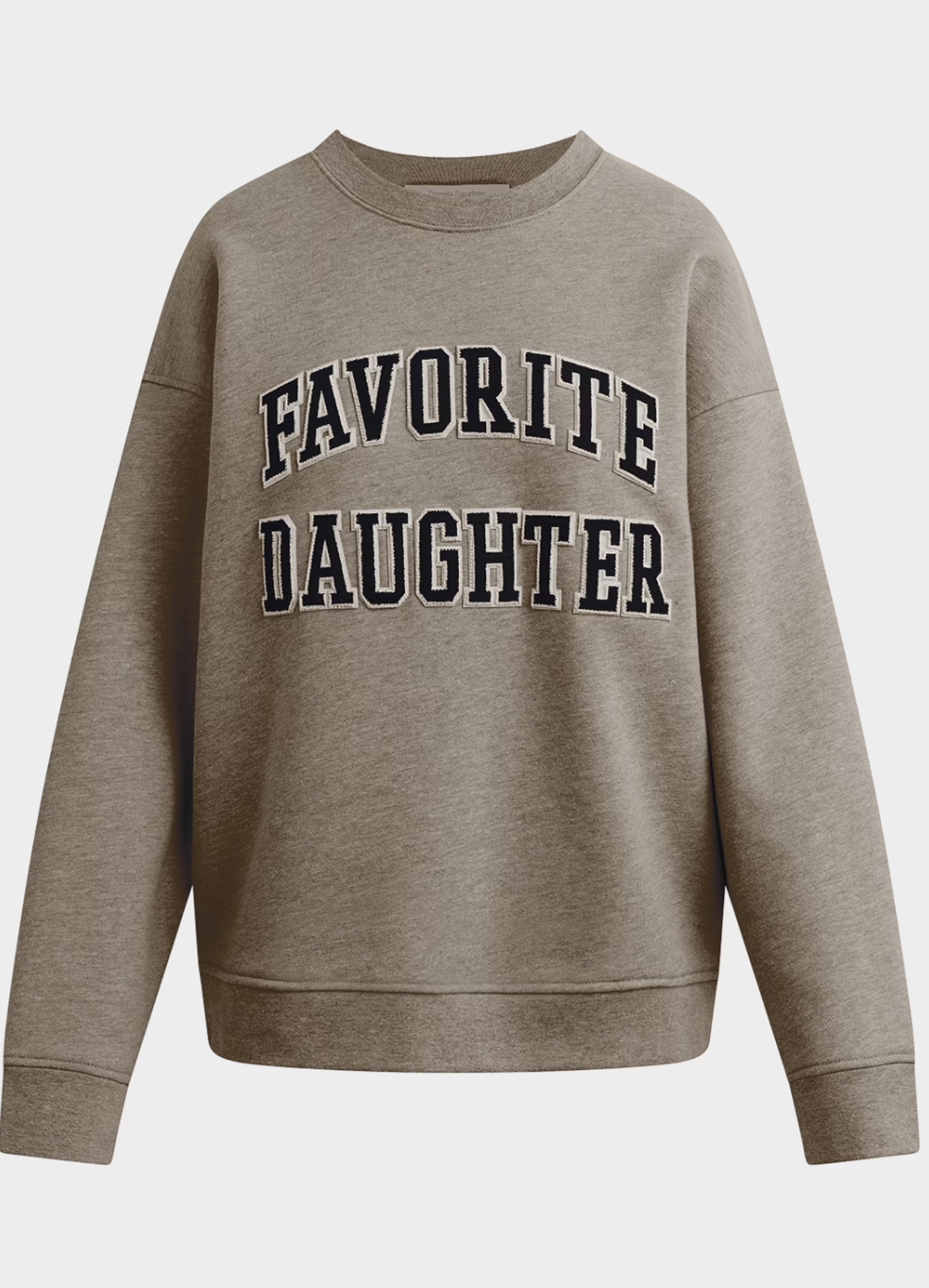 Favorite Daughter - Embroidery Collegiate Sweatshirt