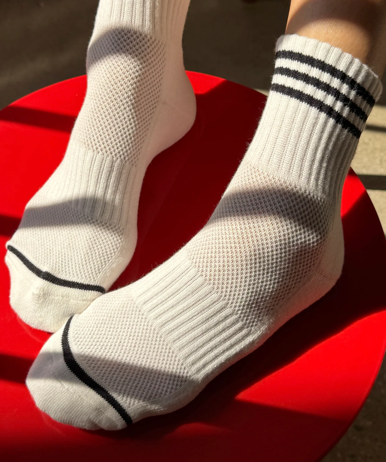 Le Bon Shoppe - Girlfriend Socks White