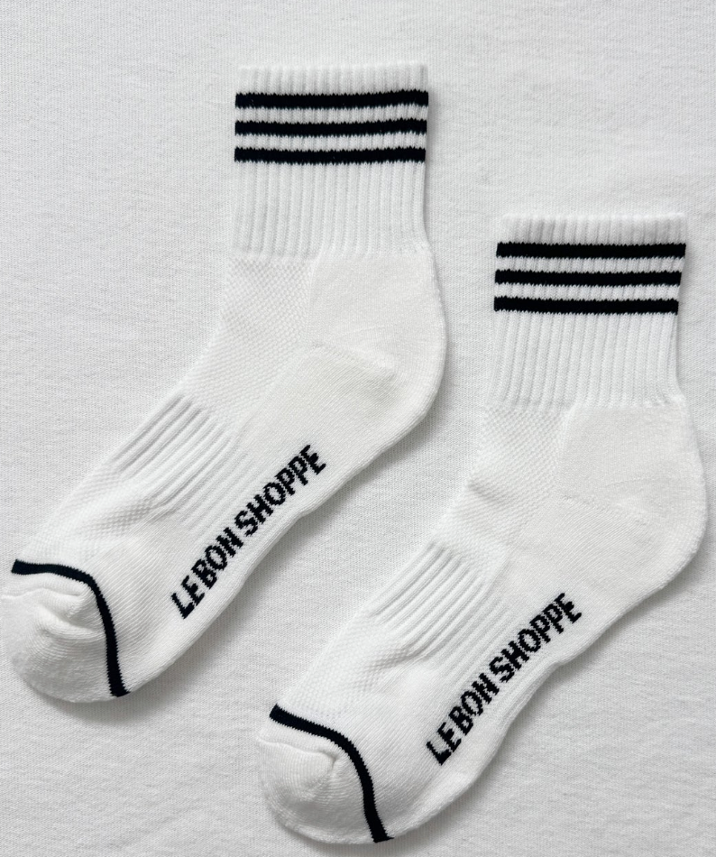 Le Bon Shoppe - Girlfriend Socks White