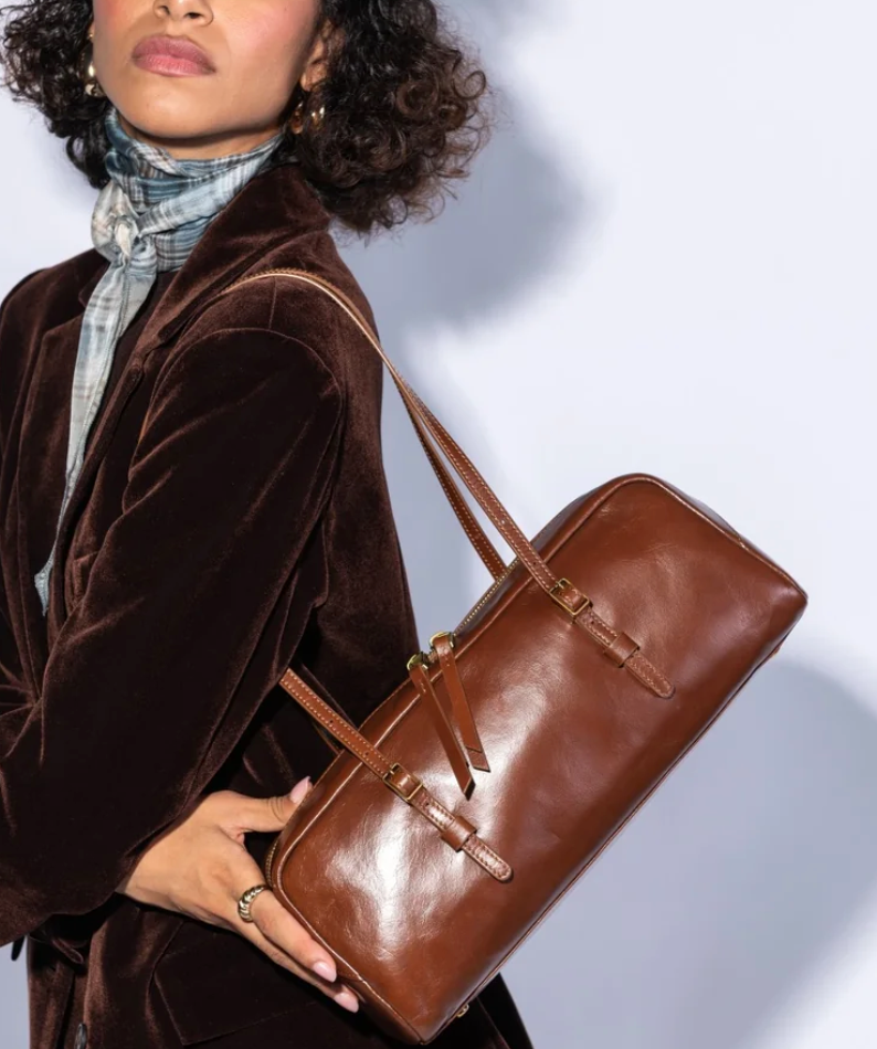 HOBO Scottie Satchel Harvest Root