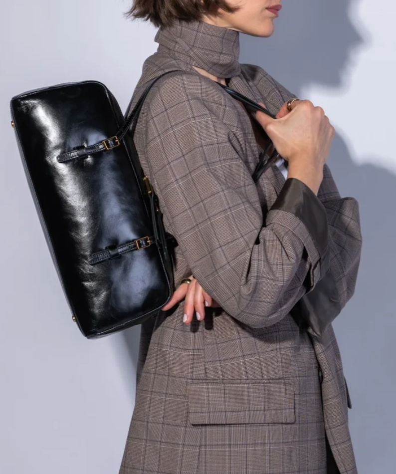 HOBO Scottie Satchel Black