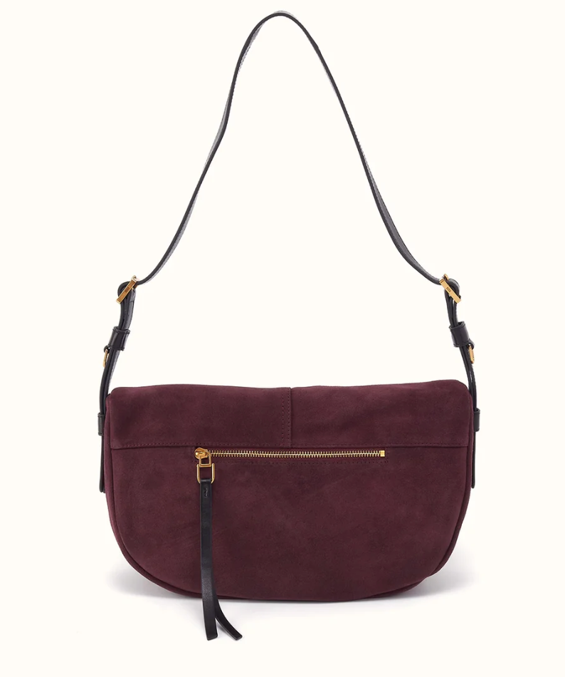 HOBO Contour Shoulder Crossbody Dark Cherry