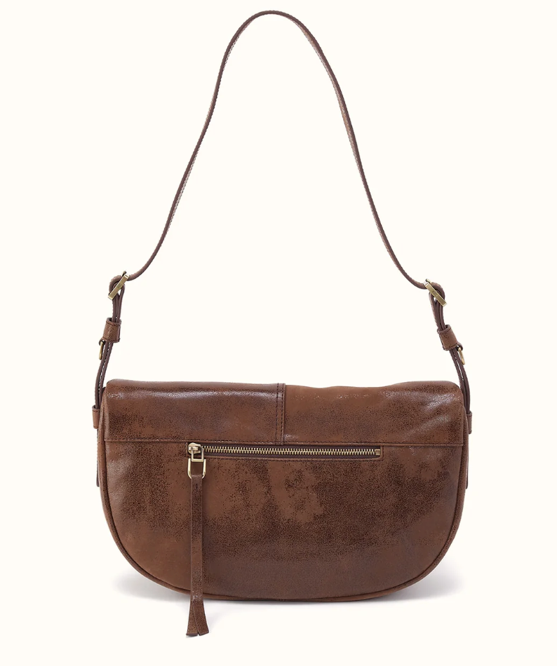 HOBO Contour Shoulder Crossbody Mocha