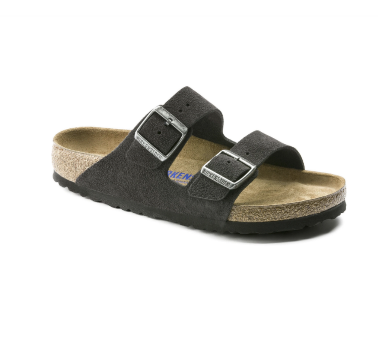 Arizona Soft Footbed Velvet Gray