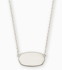 Elisa Metal Pendant - Sterling Silver
