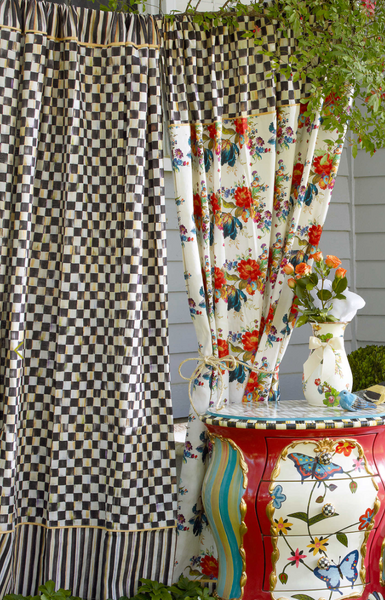 Courtly Check Shower Curtain