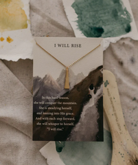 I Will Rise Gold Necklace