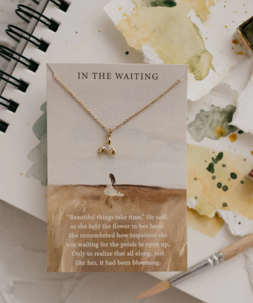In the Waiting Gold Necklace