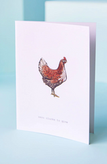 Zero Clucks to Give Greeting Card
