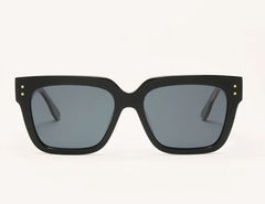 Brunch Time Sunglasses - Polished Black
